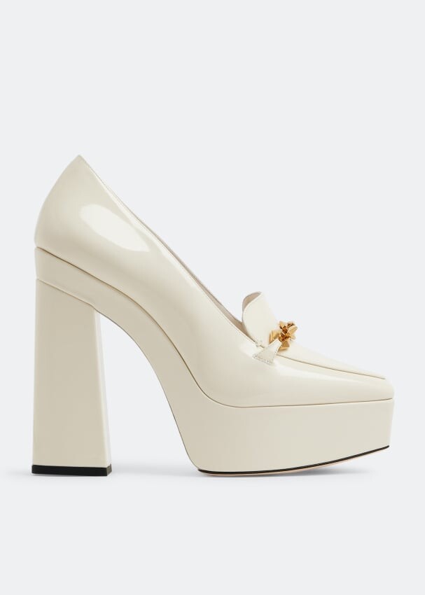 

Туфли JIMMY CHOO Diamond Tilda 140 pumps, белый