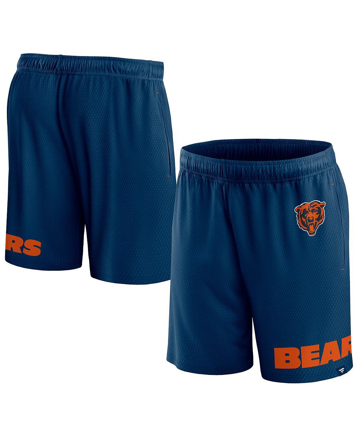 цена Мужские фирменные темно-синие клинчерные шорты Chicago Bears Fanatics