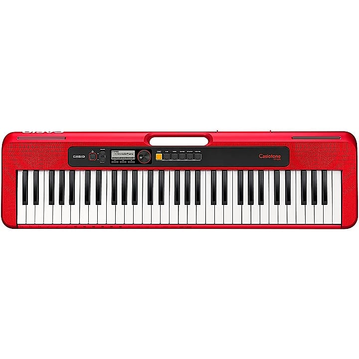 Casio Casiotone CT-S200 61-клавишная цифровая клавиатура - красный Casiotone CT-S200 61-Key Digital Keyboard синтезатор casio ct s200 red