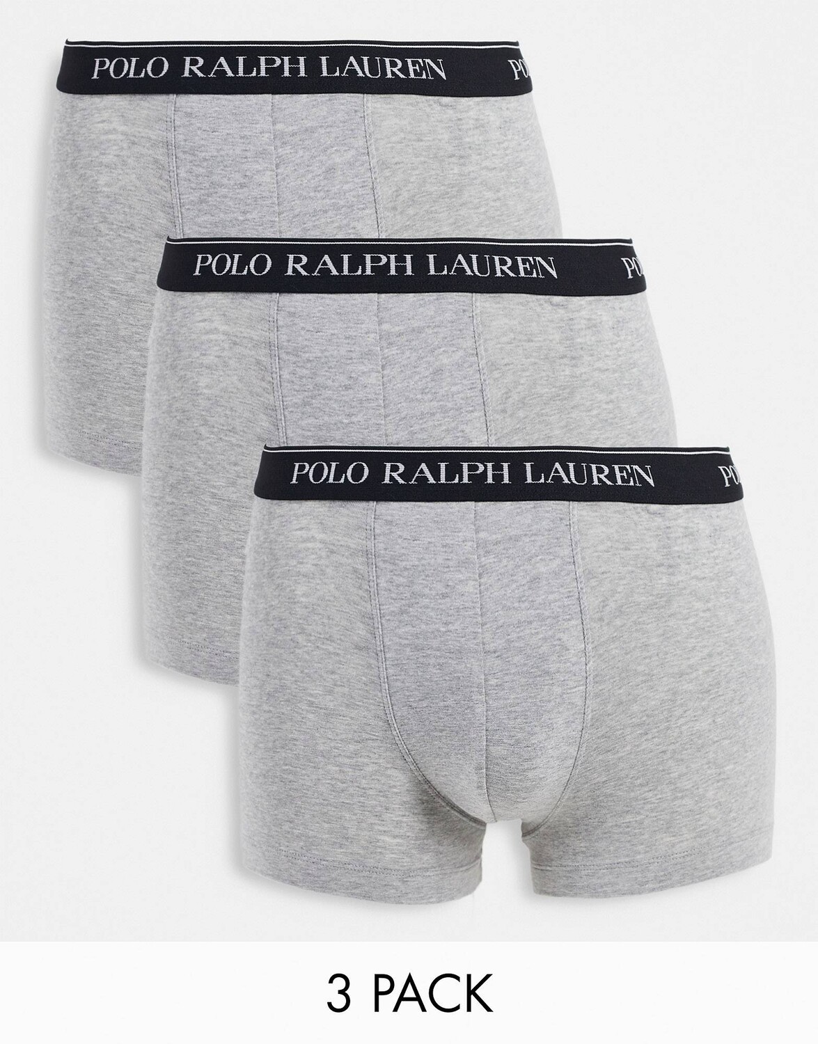 

Комплект из 3 трусов Polo Ralph Lauren серого цвета с логотипом