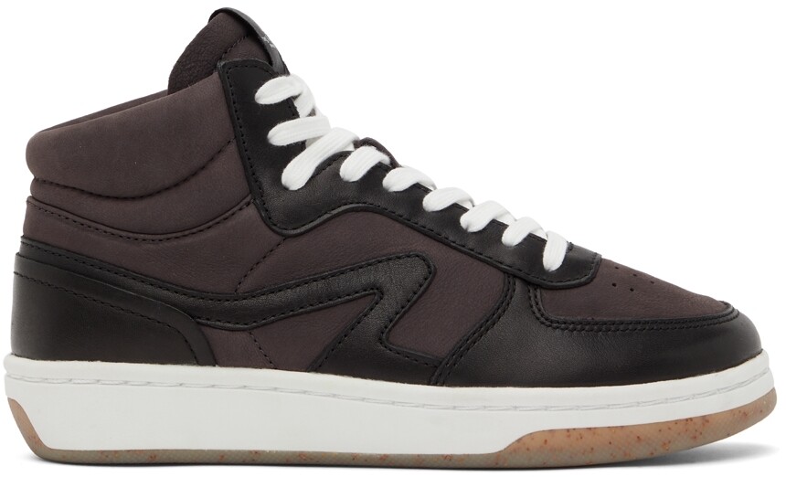 

Черные кроссовки Retro Court Mid rag & bone, Черный