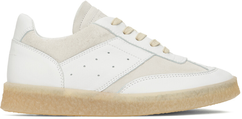 

Белые кроссовки MM6 Maison Margiela Replica