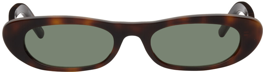 

Черепаховые солнцезащитные очки SL 557 Saint Laurent