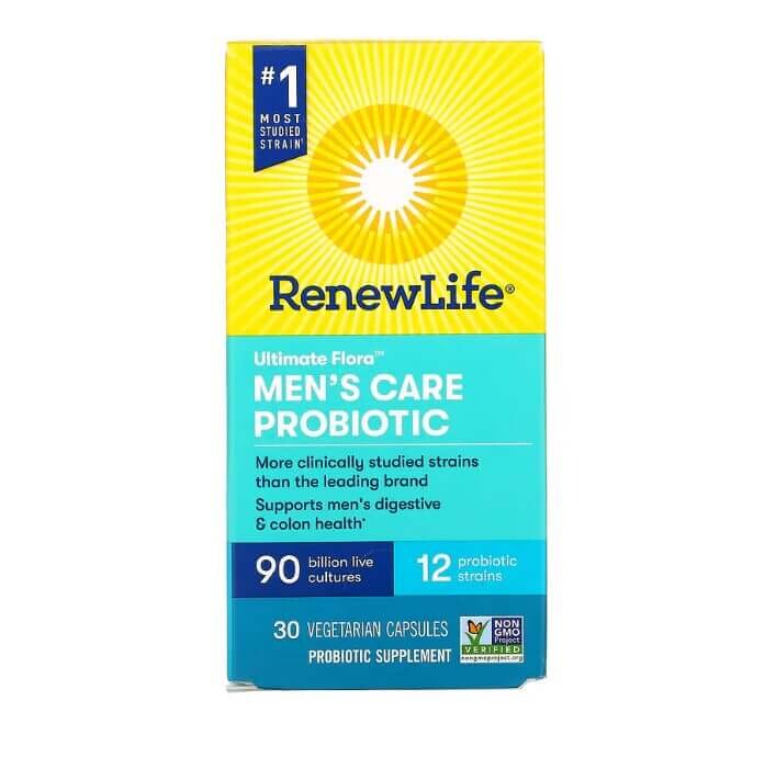 

Пробиотик для мужчин, Ultimate Flora 30 капсул, Renew Life