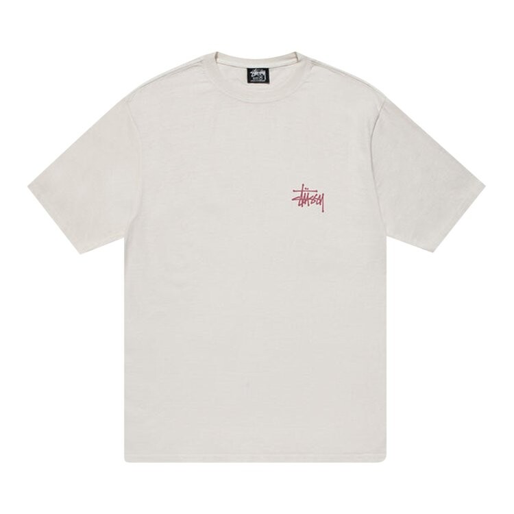

Футболка Stussy Solo S Pigment Dyed Tee 'Natural', белый
