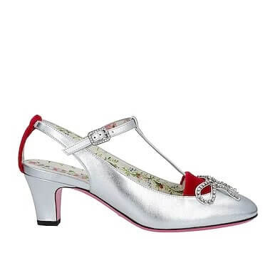 

Туфли Gucci Pumps, серебряный