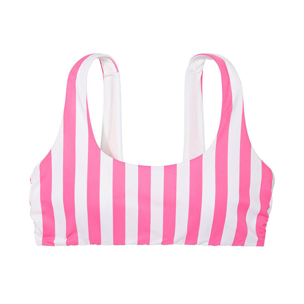 

Верх от купальника Victoria's Secret Mix-and-Match Scoop, розовый/белый