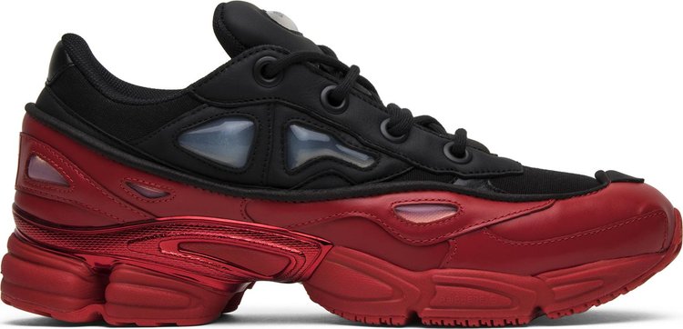 Кроссовки Adidas Raf Simons x Ozweego 3 'Core Black Scarlet', черный - фото