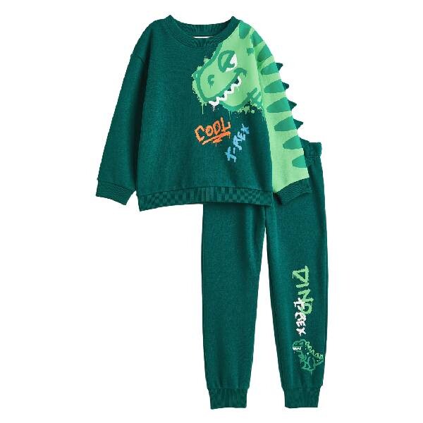 

Комплект H&M T-rex, 2 предмета, темно-зеленый
