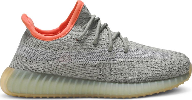 Кроссовки Adidas Yeezy Boost 350 V2 Kids 'Desert Sage', зеленый - фото