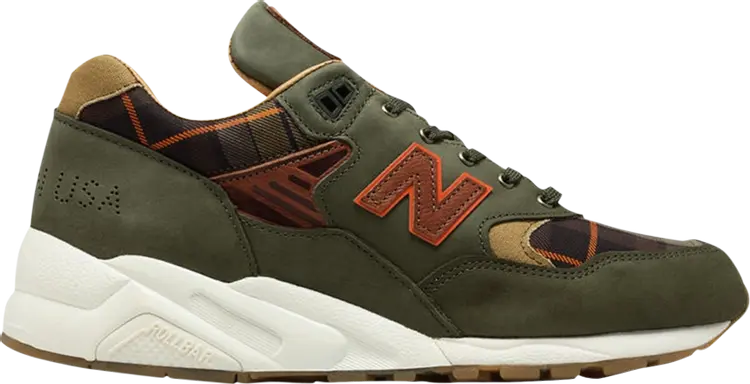 

Лимитированные кроссовки New Balance Ball and Buck x 585 Made in USA 'Sporting Gentleman', зеленый