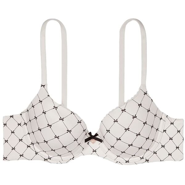 

Бюстгальтер Victoria's Secret Body By Victoria Smooth Lightly Lined Demi, черно-белый