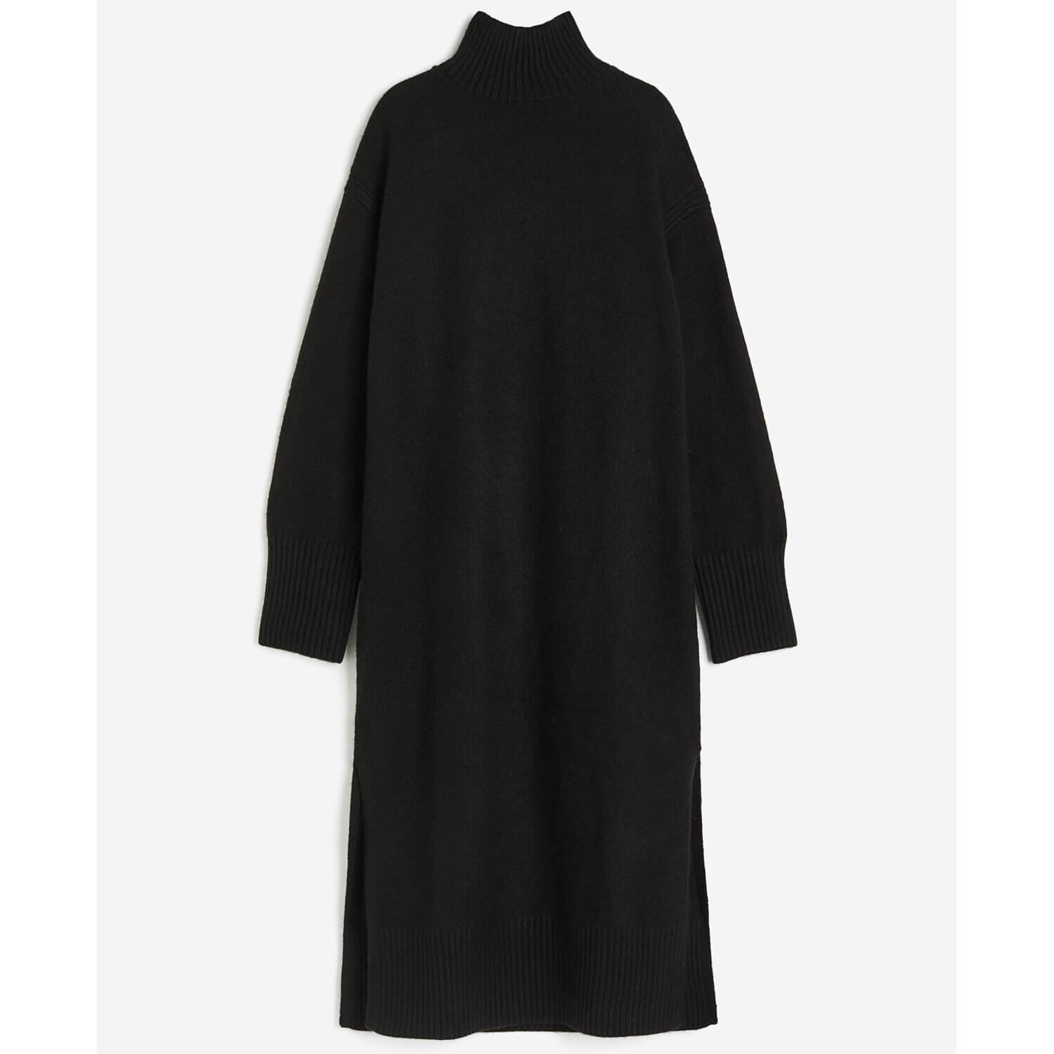 

Платье H&M Knit Mock Turtleneck, черный