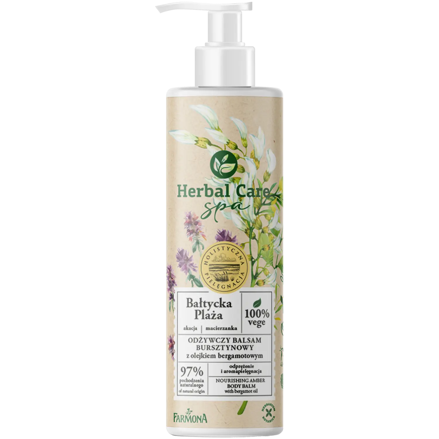 

Herbal Care SPA Питательный янтарный лосьон для тела, 400 мл