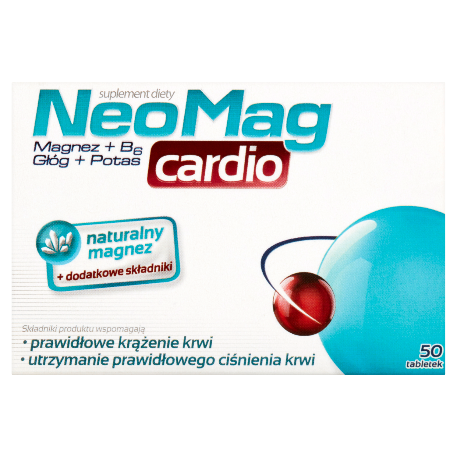 sesja биологически активная добавка 50 таблеток 1 упаковка Neomag Cardio биологически активная добавка, 50 таблеток/1 упаковка