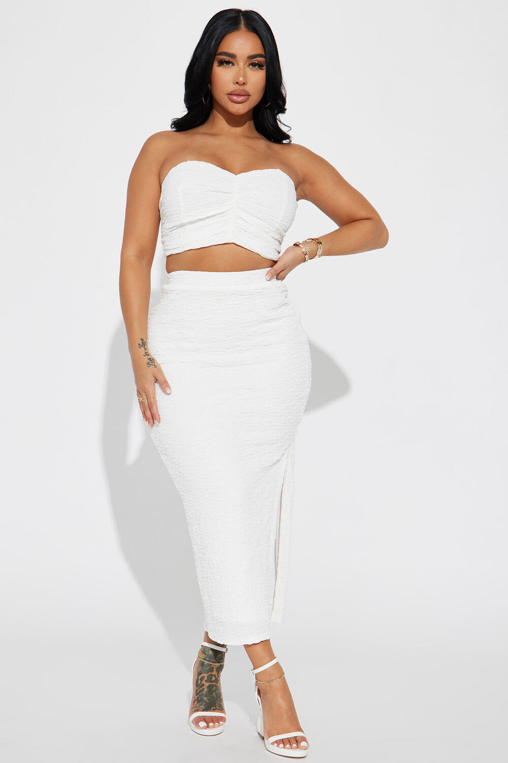 

Юбка Fashion Nova 81203SK, белый