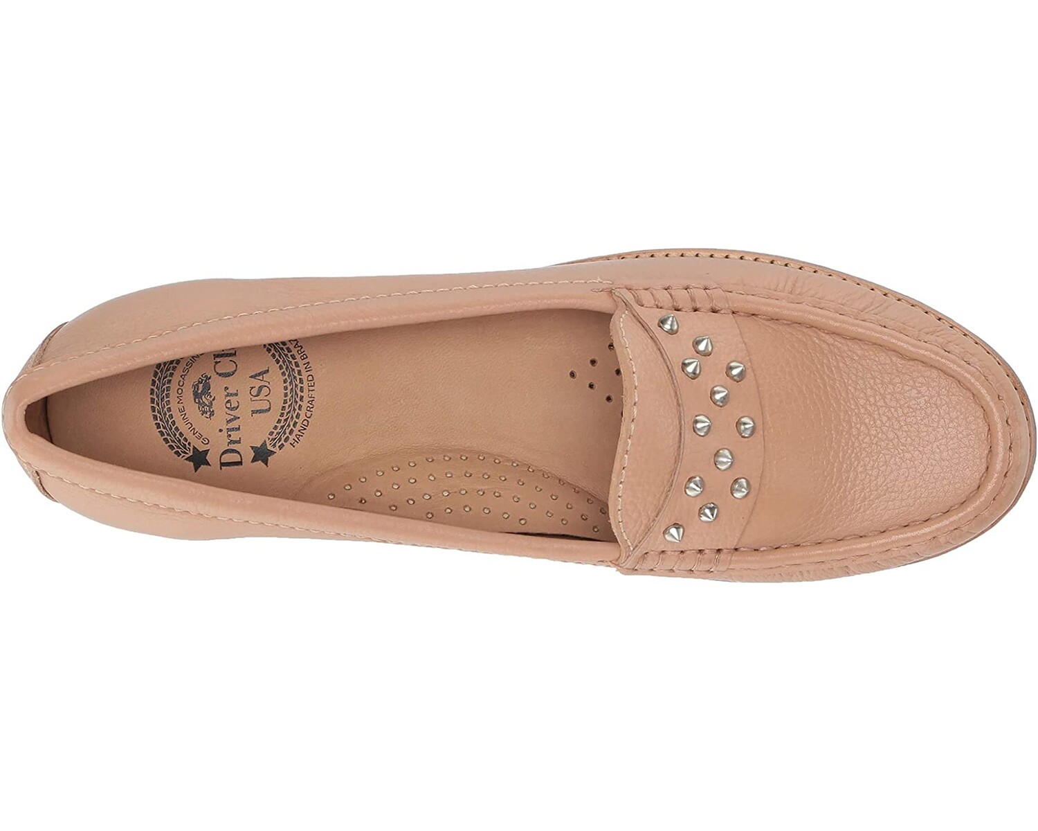 

Лоферы Women's Leather Made in Brazil Louisville Loafer Driver Club USA, румяна зернистые