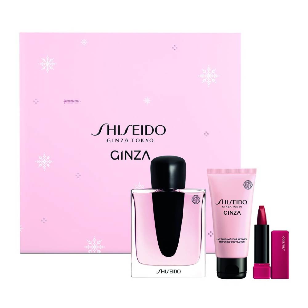 Косметический парфюмерный набор Shiseido Ginza Holiday Eau de Parfum Gift Box цена и фото