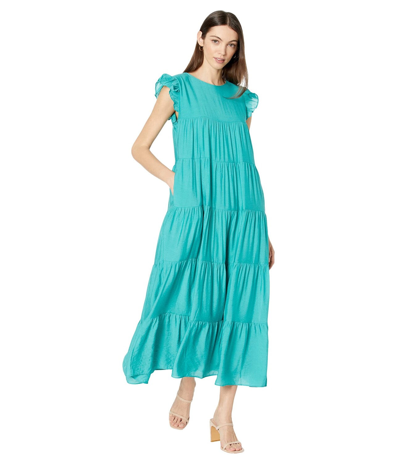 

Платье English Factory, Tiered Maxi Dress