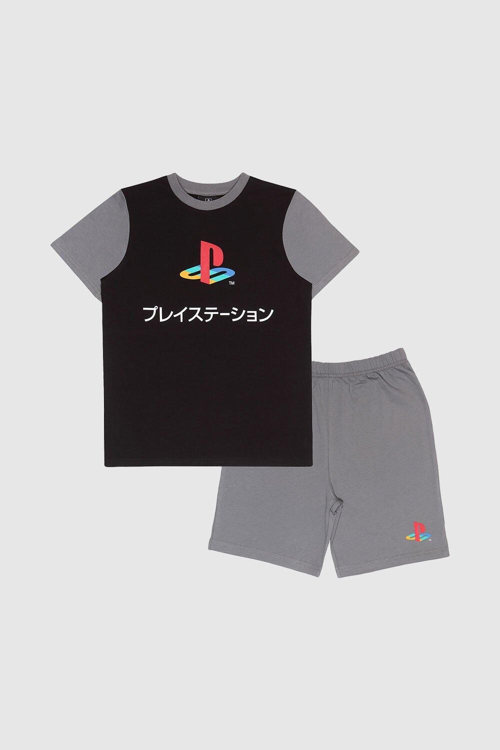 

Пижама с контрастным игровым логотипом Playstation, черный
