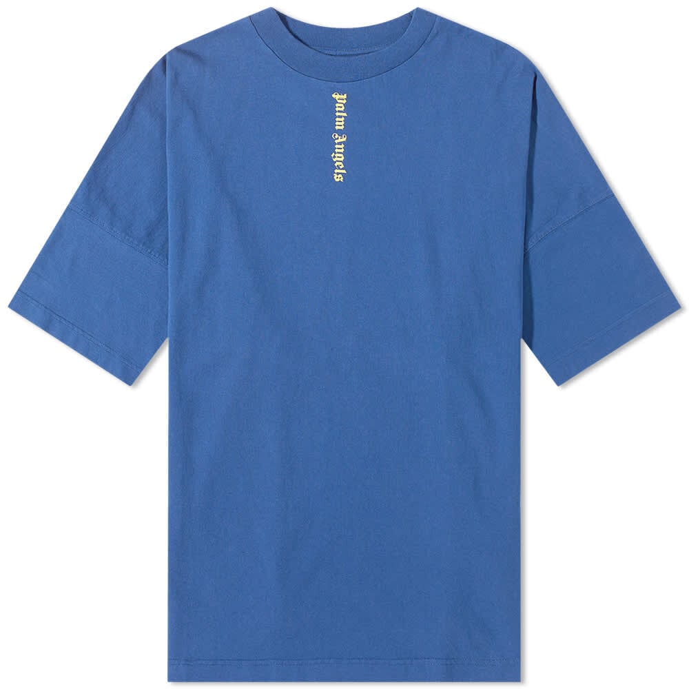 

Футболка Palm Angels Vertical Back Logo Oversized Tee, Синий
