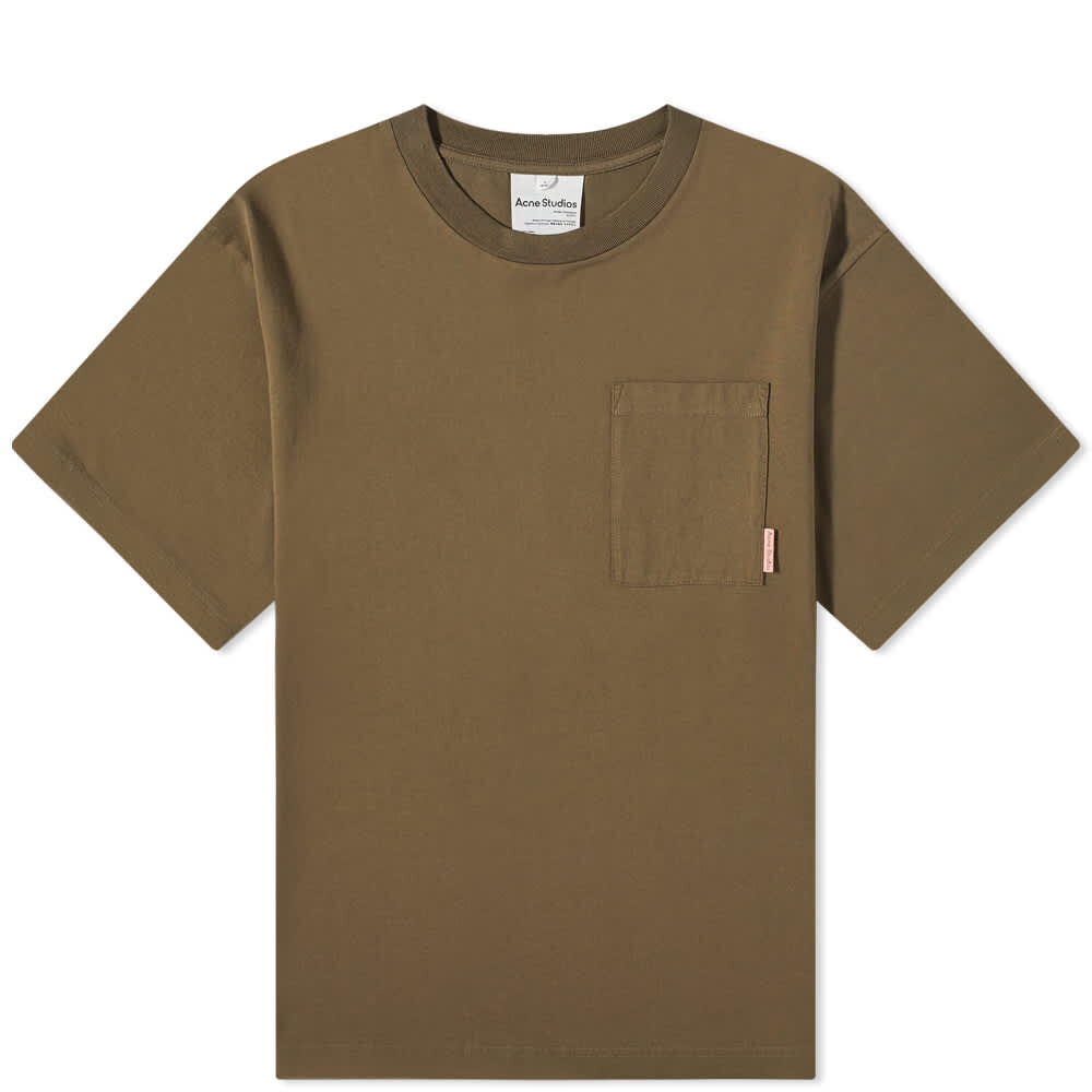

Розовая футболка с карманом Extorr Acne Studios