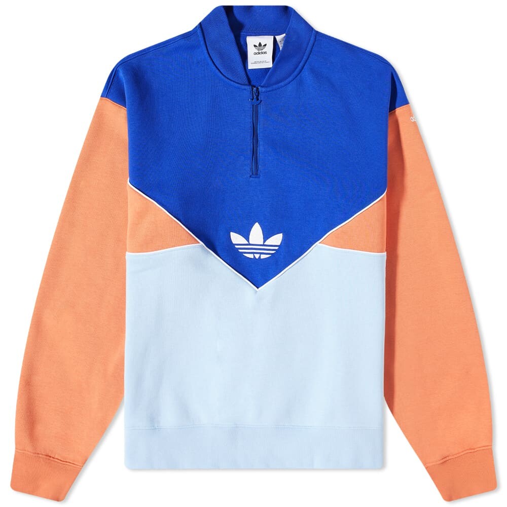 

Толстовка Adidas Classic Half Zip Crew Sweat