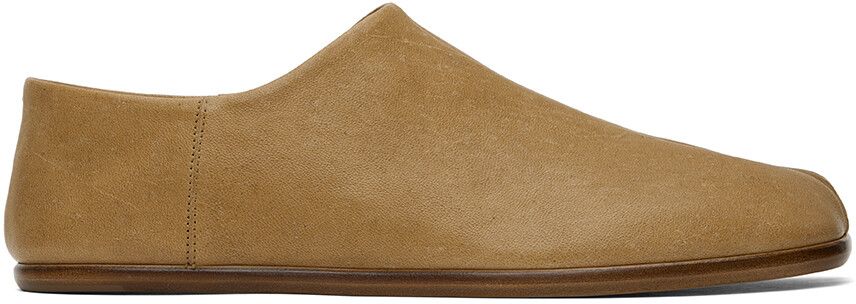 

Светло-коричневые лоферы Tabi Babouche Maison Margiela