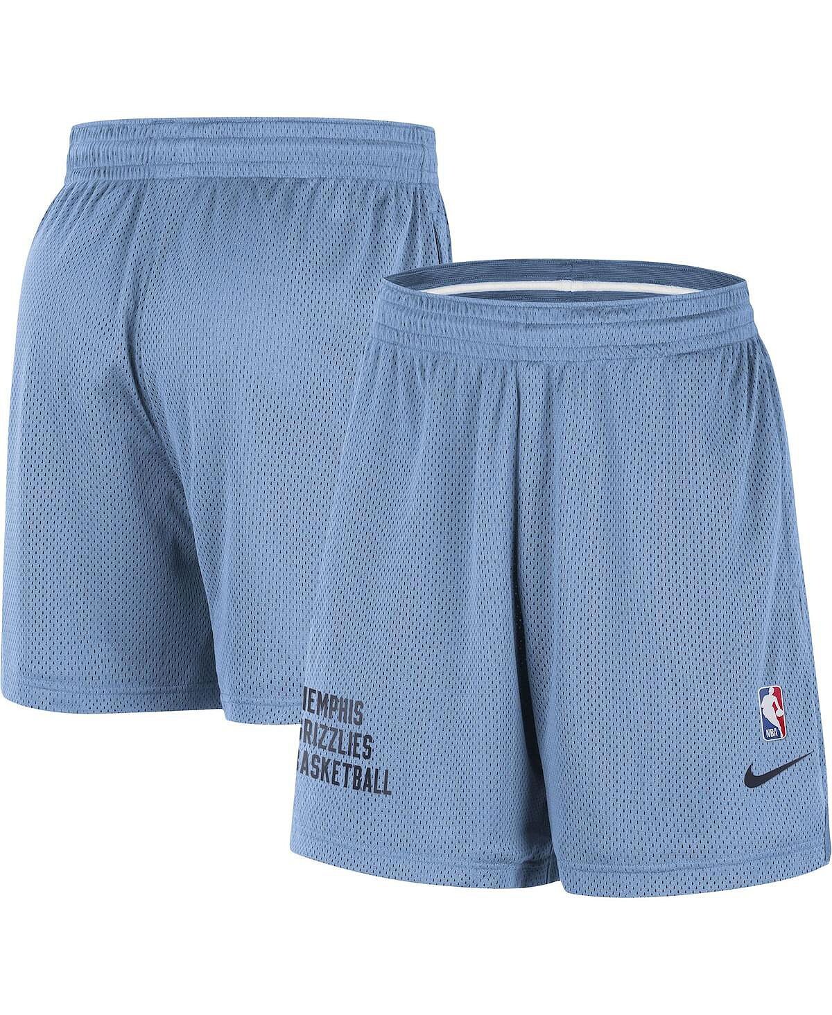 

Мужские и женские голубые шорты для тренировок Memphis Grizzlies для разминки Nike
