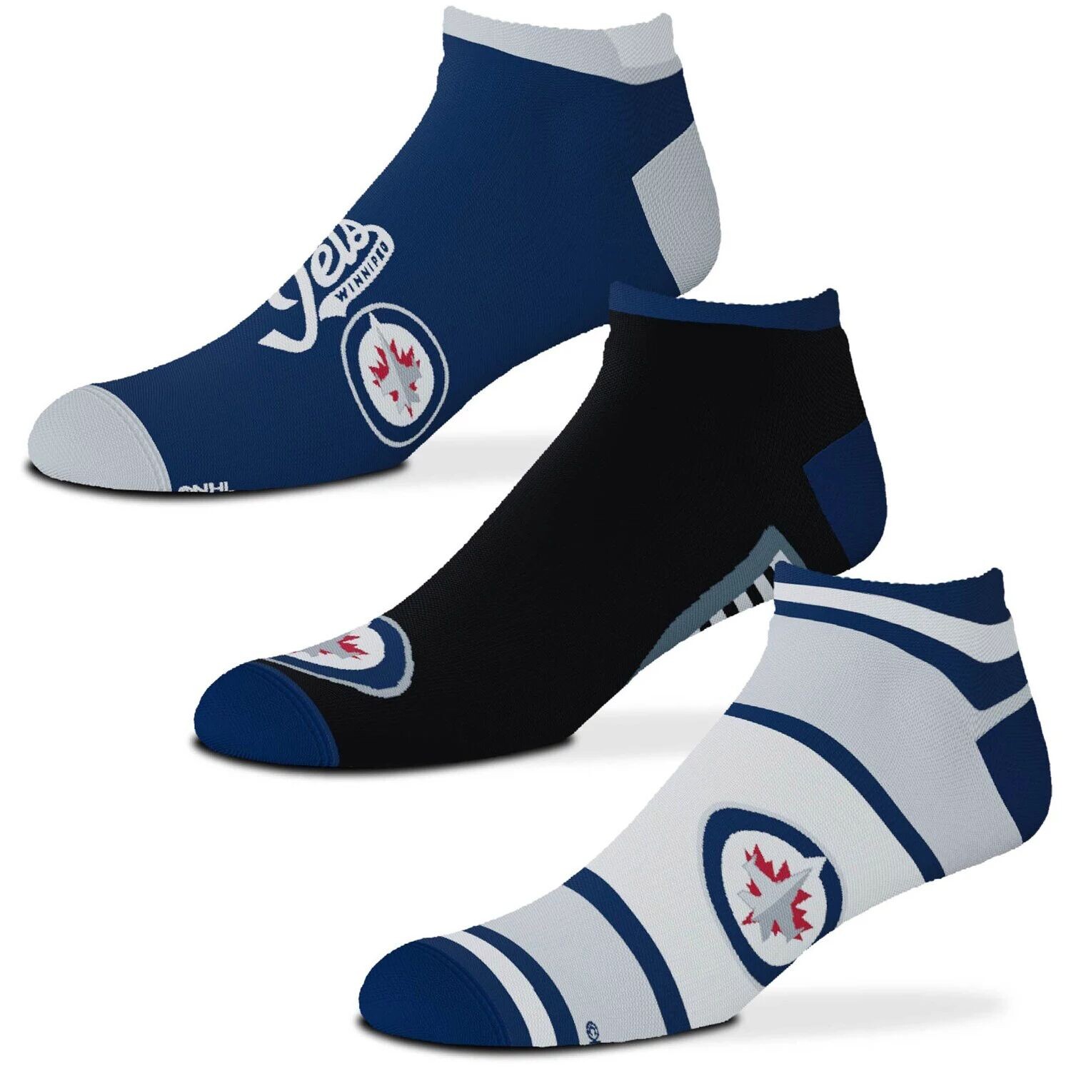 

Женские носки до щиколотки для босых ног Winnipeg Jets Show Me The Money