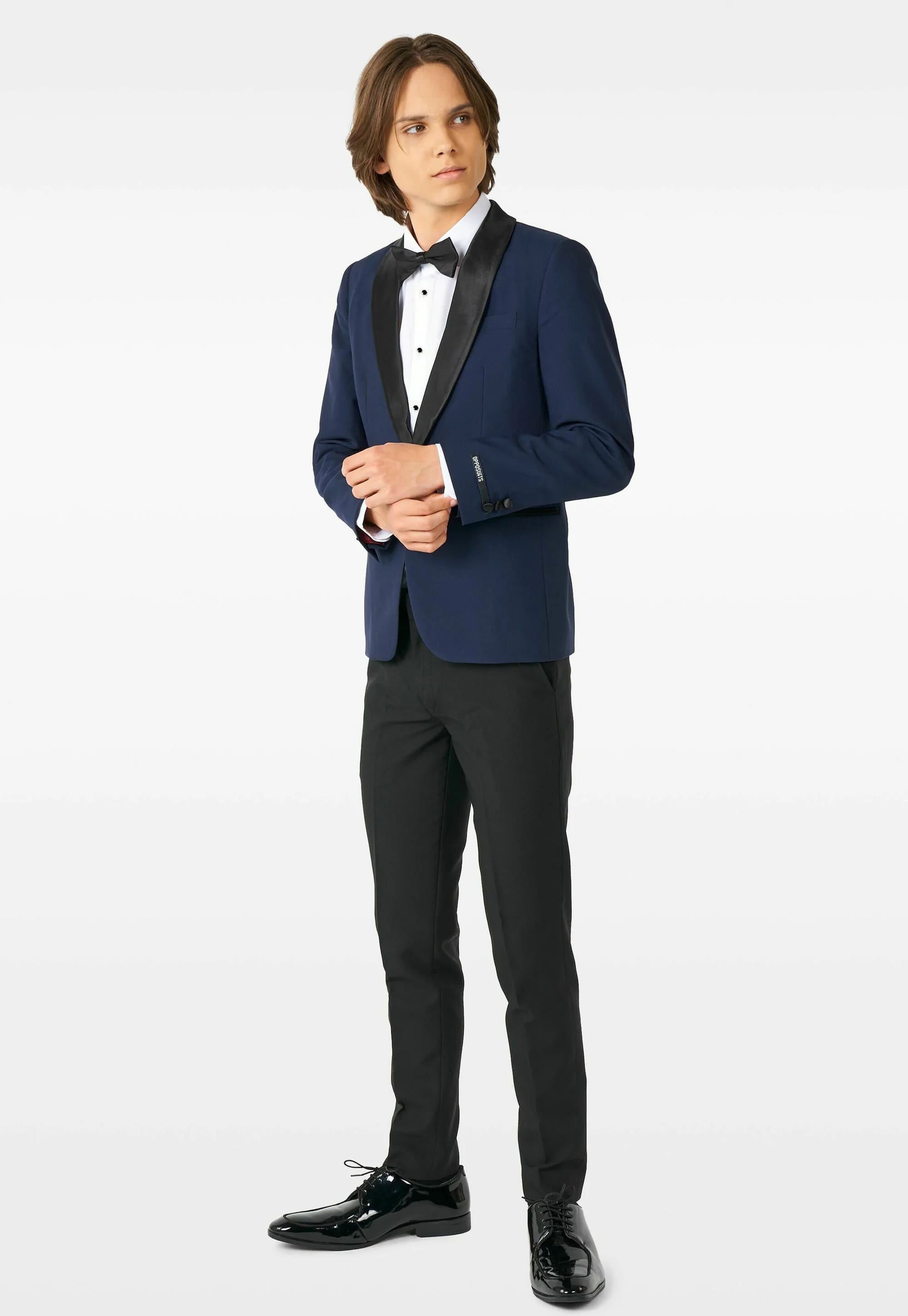 Комплект Opposuits Midnight, 3 предмета, темно-синий/черный комплект одежды пиджак и брюки нарядный стиль размер 98 синий