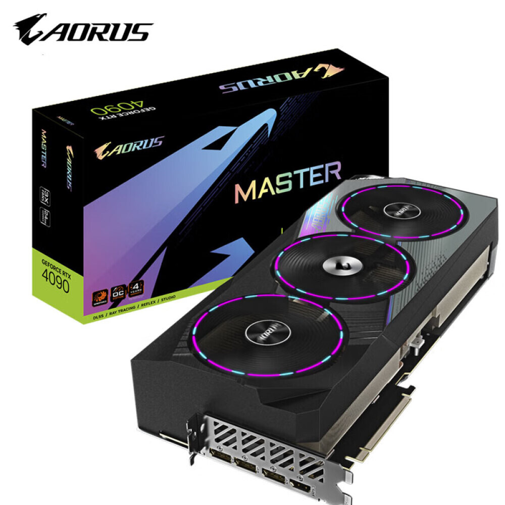 

Видеокарта Gigabyte RTX 4090 AORUS MASTER 24GB GDDR6X
