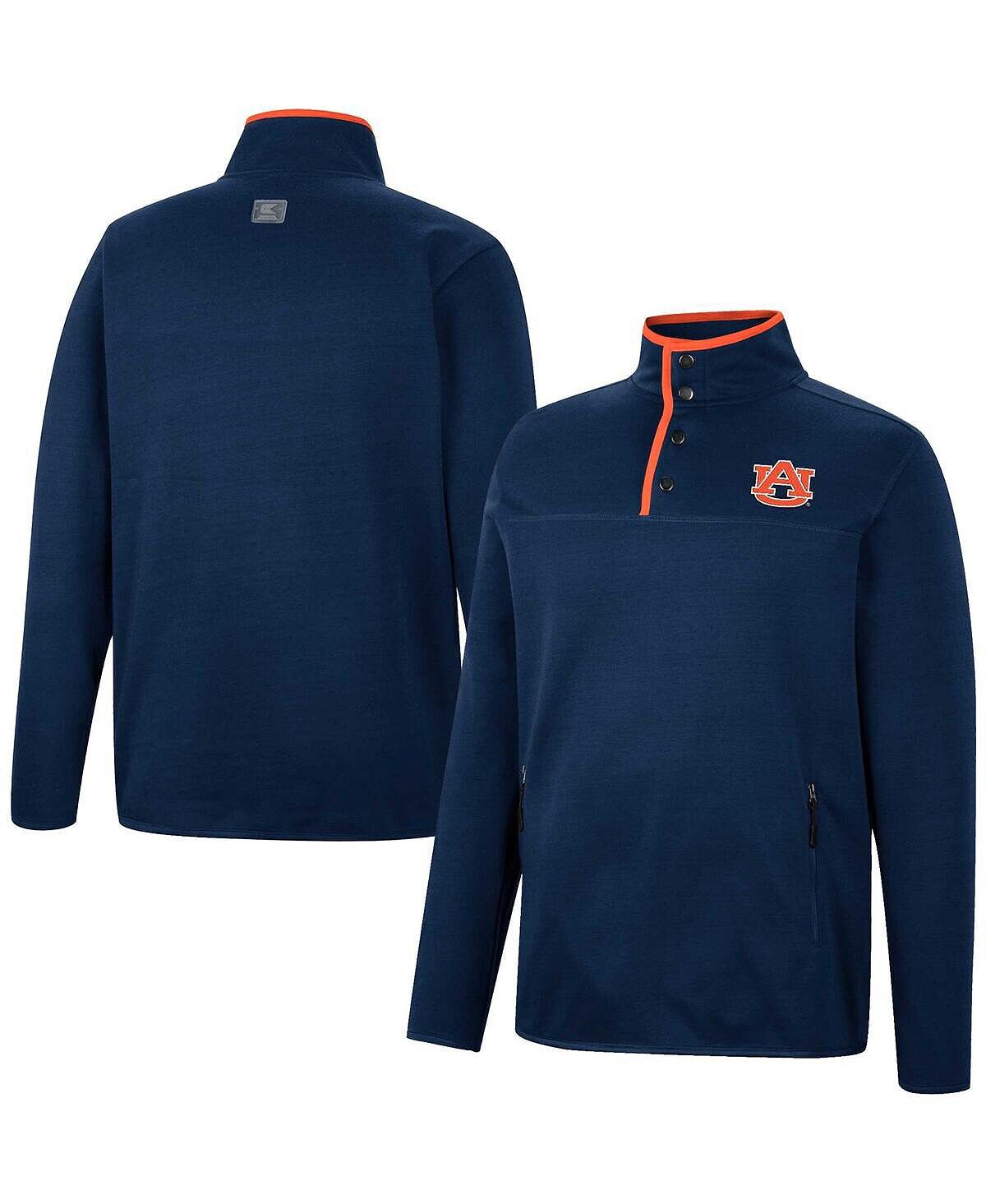 

Мужская темно-синяя куртка auburn tigers rebound quarter-snap Colosseum, синий