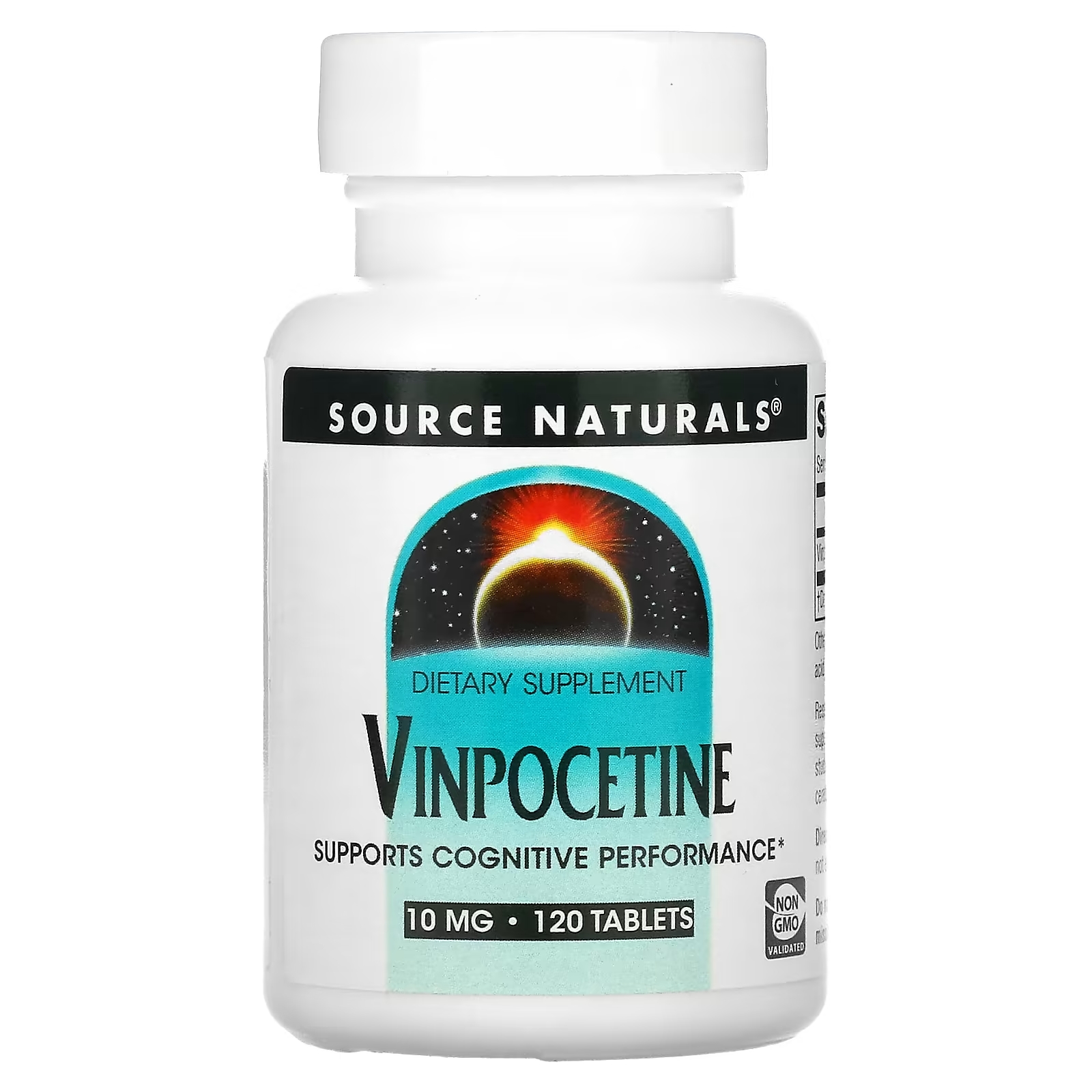цена Source Naturals винпоцетин 10 мг, 120 таблеток