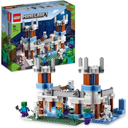 

Конструктор Lego 21186 Minecraft ледяной дворец со скелетом и зомби
