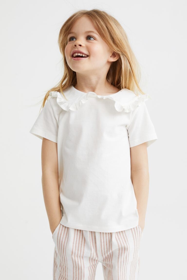 

Футболка с воротником H&M