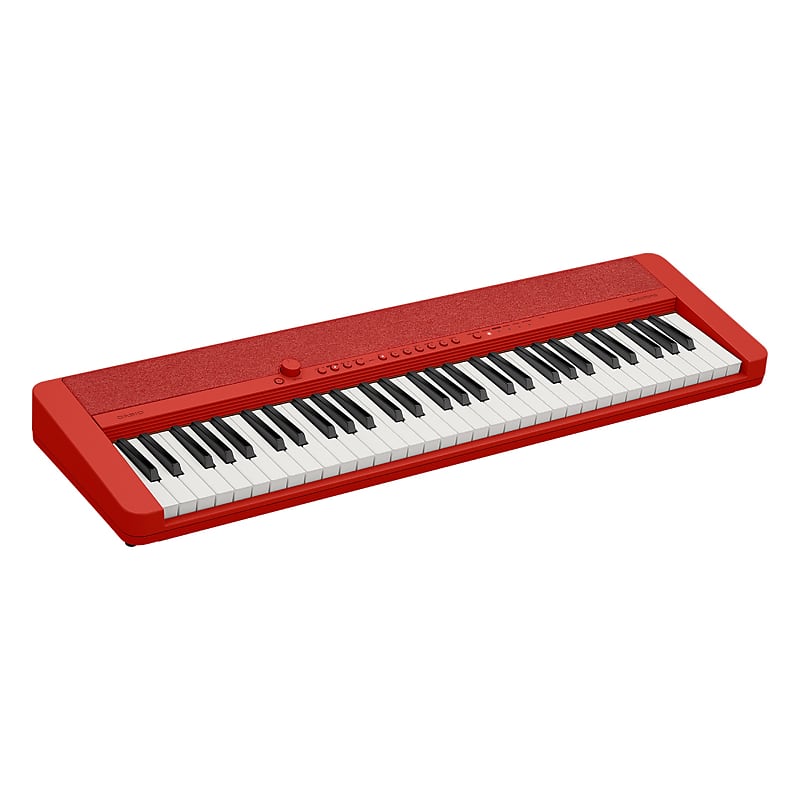 цена Casio CT-S1 Портативная 61-клавишная клавиатура, красная CT-S1RD