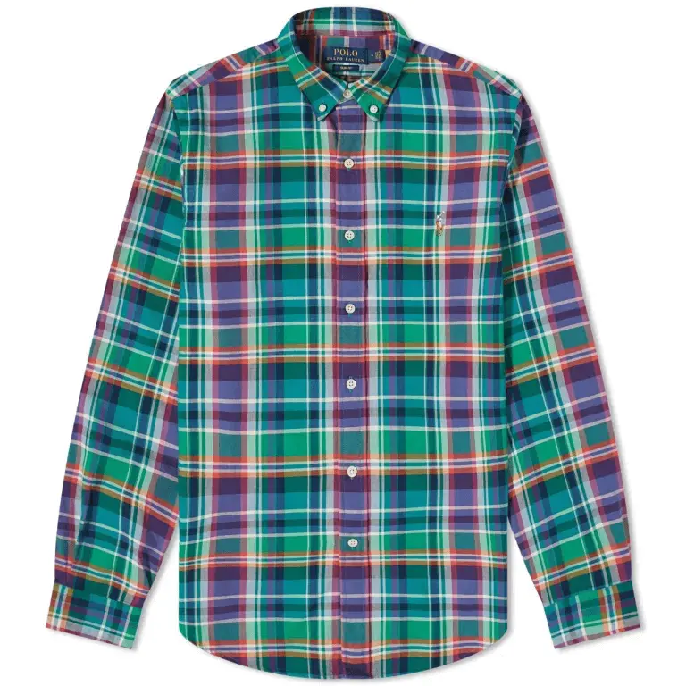 

Рубашка в клетку Polo Ralph Lauren Oxford Button Down, мультиколор