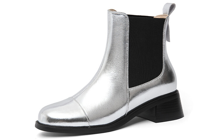 

Ботинки Челси женские Lily Wei, цвет Silver sheet