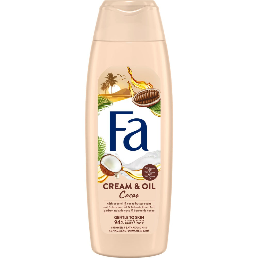 

Fa Гель для душа и ванн Cream & Oil Cacao с ароматом масла какао 400мл