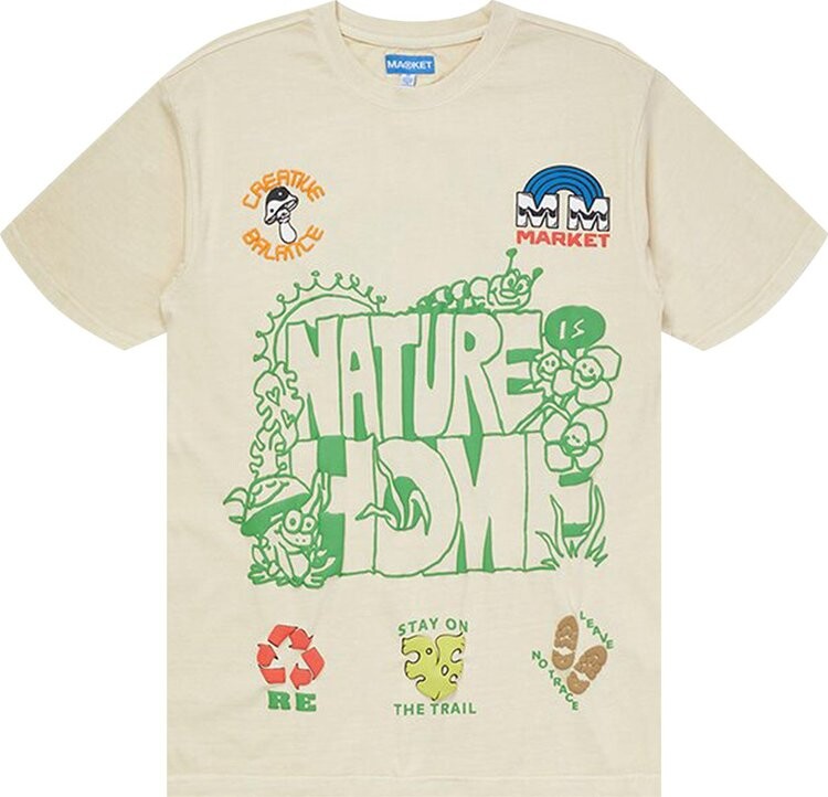

Футболка Market Nature Is Home T-Shirt Sand, загар