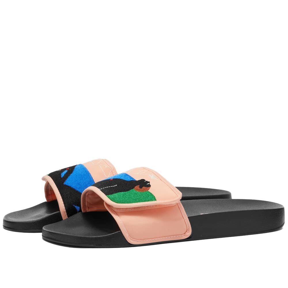 

Шлепанцы Carne Bollente Velcro slides