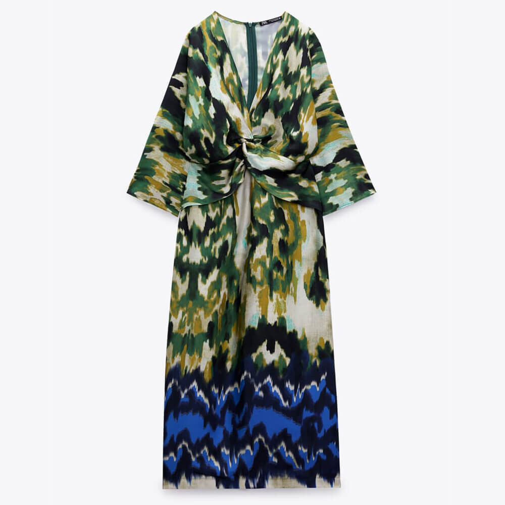 

Платье Zara Printed Tunic, мультиколор