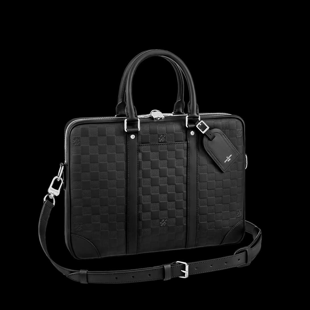 Портфель для документов Voyage PM Louis Vuitton, чёрный – купить из-за  границы через сервис «CDEK.Shopping»