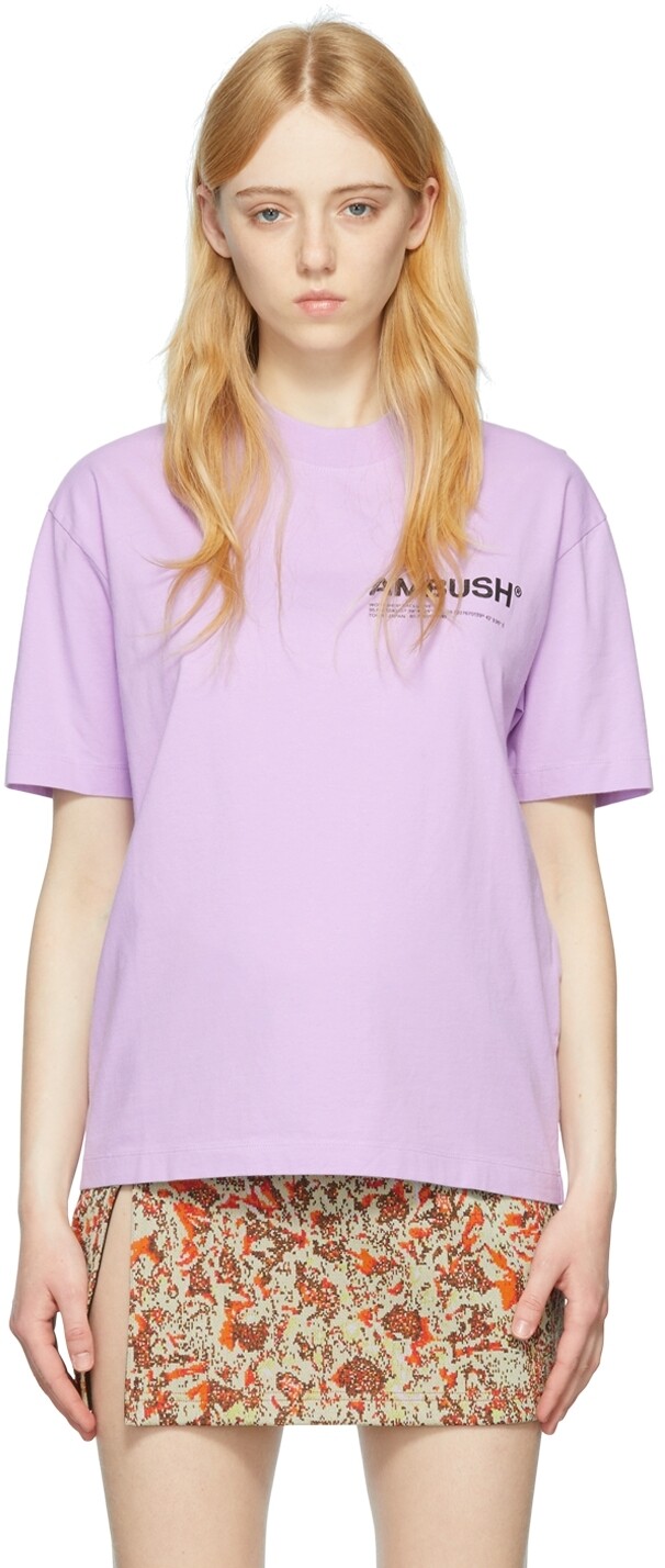 

Фиолетовая футболка мастерской AMBUSH, Фиолетовый
