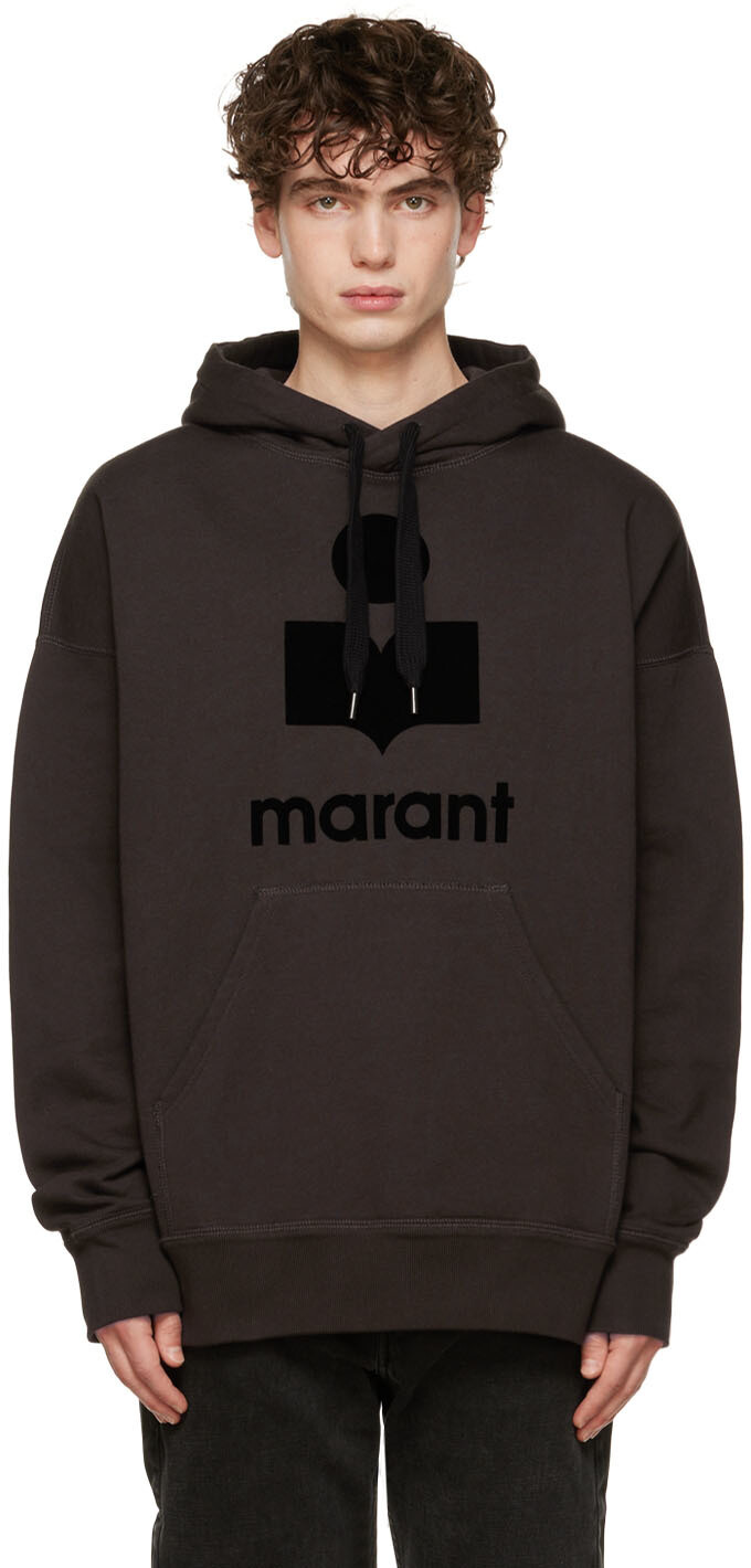 

Черная толстовка с капюшоном Майли Isabel Marant, Черный, Черная толстовка с капюшоном Майли Isabel Marant