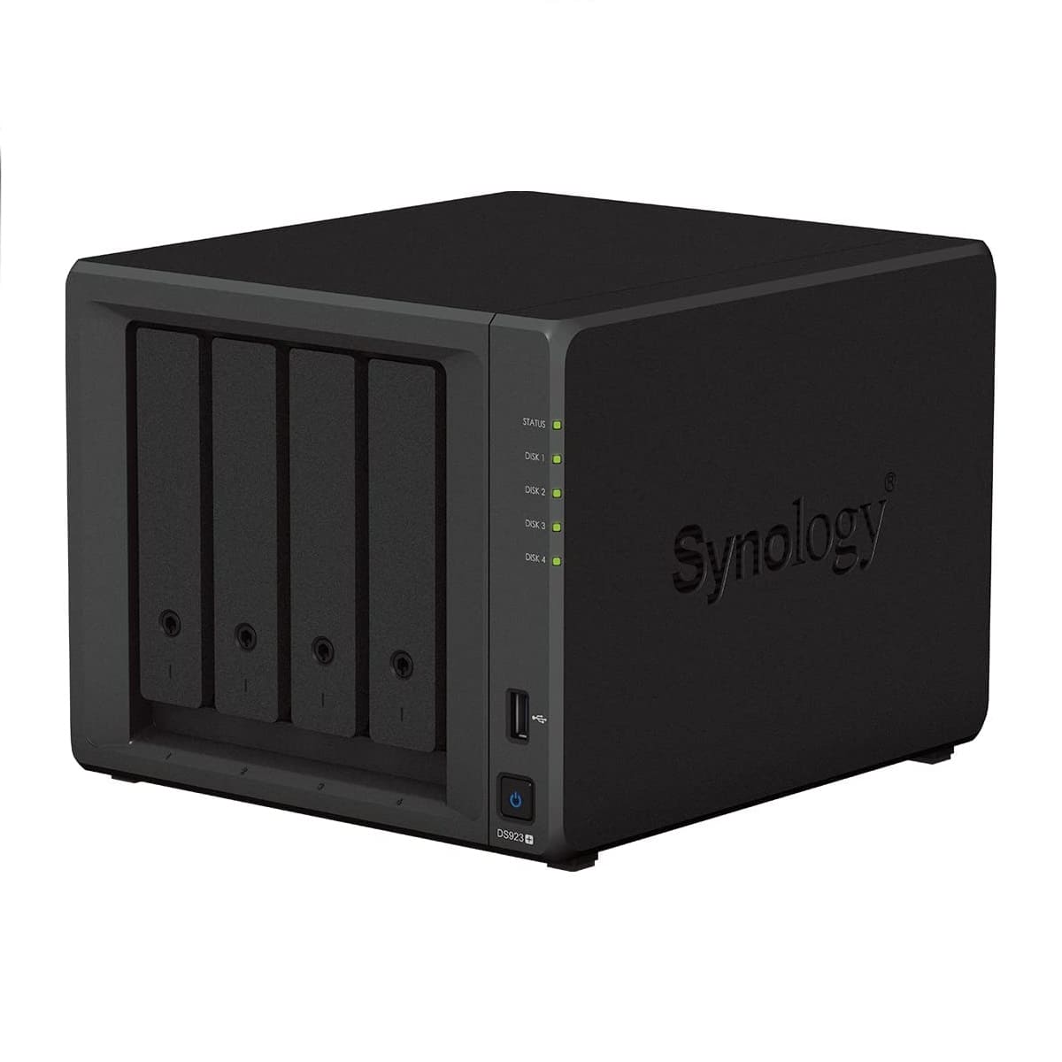 Сетевое хранилище Synology DiskStation DS923+, 4 отсека, без дисков, черный  – купить из-за границы через сервис «CDEK.Shopping»