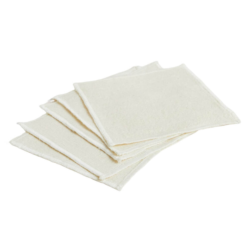 

Комплект полотенец для лица Zara Home Silk, 5 штук, светло-бежевый