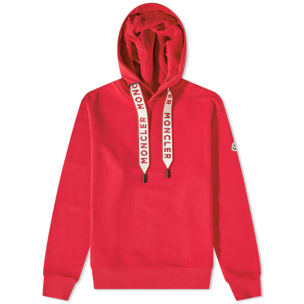 

Толстовка Moncler Drawstring Logo Popover Hoody, Красный, Толстовка Moncler Drawstring Logo Popover Hoody