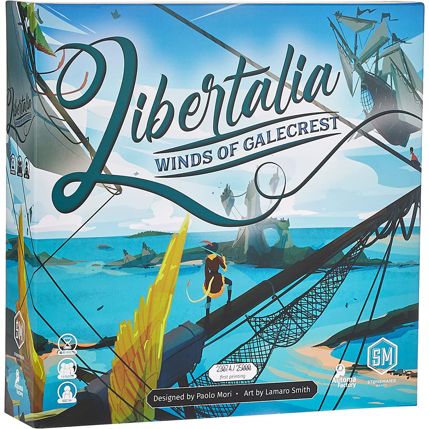 Настольная игра Stonemaier Games Libertalia: Winds of Galecrest планета сокровищ прямо по курсу пираты